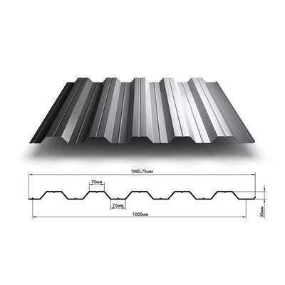 Roofing Panels Stainless Steel Corrugated Sheet 2B Polished No Leakage
