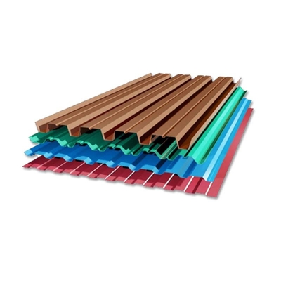 Color Coated Stainless Steel Corrugated Sheet Vacuum electroplating