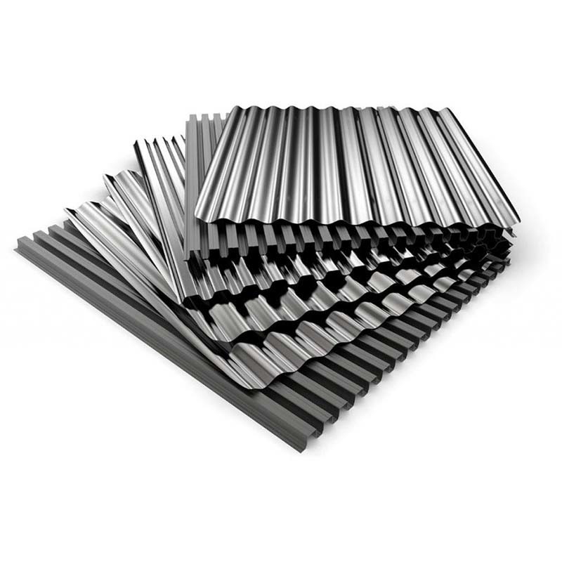 Wave Shaped Stainless Steel Corrugated Sheet 200 Series